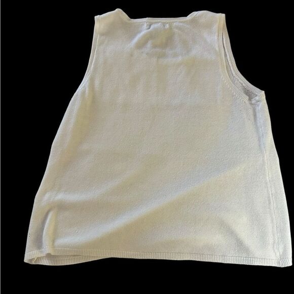 Draper’s & Damon white sweater tank- a summer must have! Petite large - Picture 4 of 9
